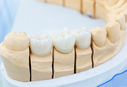 詰め物・かぶせ物の歯科材料のイメージ